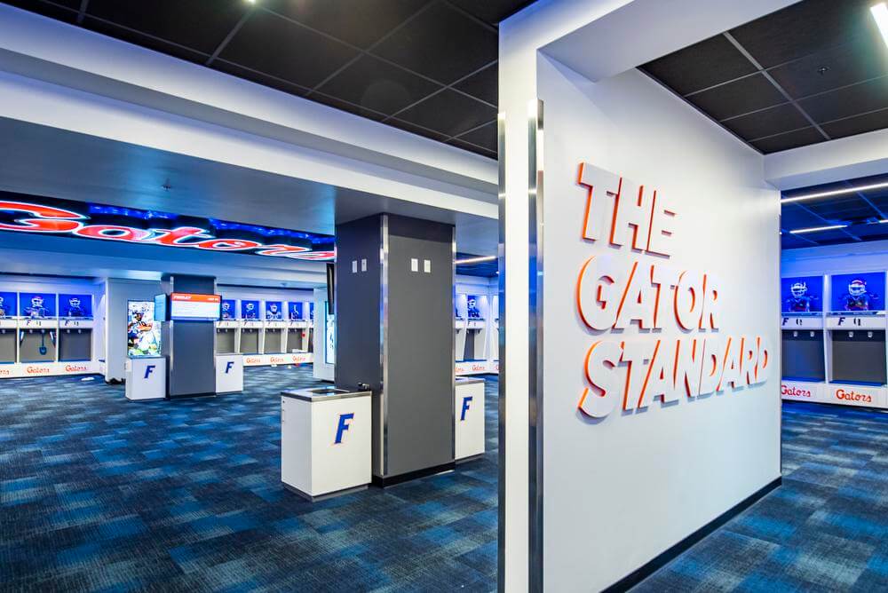 Florida Gators Locker Room