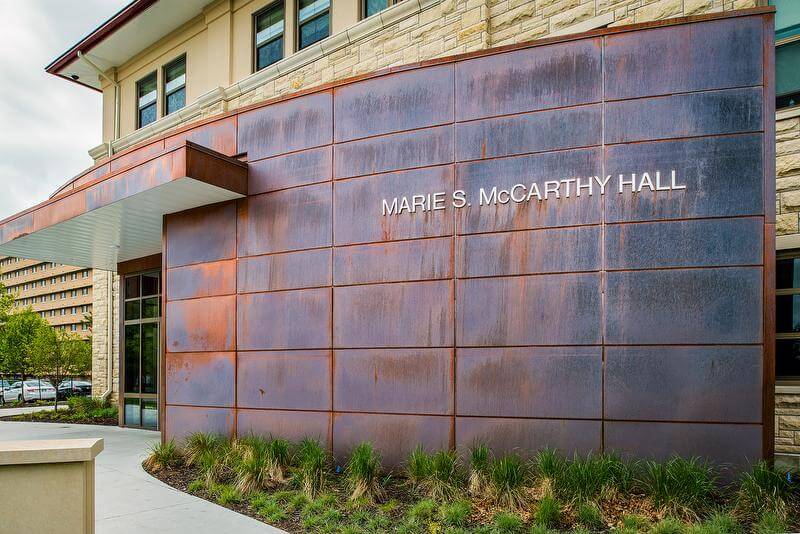 McCarthy-Hall-Exterior-Sign